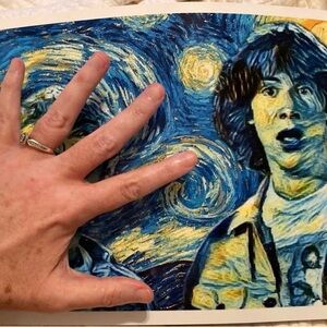 BILL AND TED STARRY NIGHT PREMIUM ART PRINT